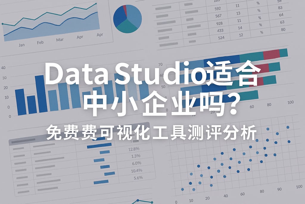 Data Studio适合中小企业吗？免费可视化工具测评分析
